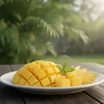 Porción de mango