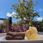 Brownie com sorvete