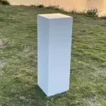 Cuadrado de Metal blanco (UNO)