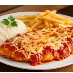 Filé de tilapia a parmegiana