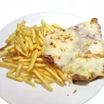 Milanesa Napolitana para2 con fritas
