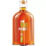 RON 100 FUEGOS ORO 375ML