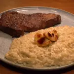 Risoto de Pera com Gorgonzola Ancho