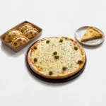 Pizza grande + 4 empanadas + 1 faina