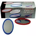 591 Espelho oval bolso plástico c/36