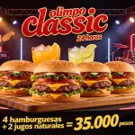 COMBO BURGUER UNIVERSITARIO