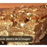 Costilla con baño en oro