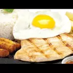 Pollo a la plancha  a lo pobre