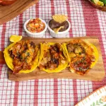 Tacos Pastor Queso