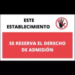 Derecho de admisión