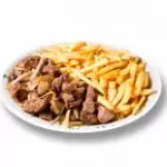 1/2 Churrasco Misto com Fritas