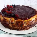 Cheesecake de Mirtilo e Amora