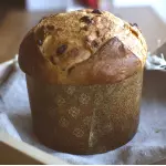 Panettone amendoas, figo e chocolate