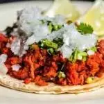 Taco de chorizo