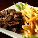 carne de sol com fritas