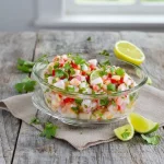 CEVICHE SALMAO,TILAPIA,KANI