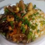 CAMARÃO ACEBOL+YAKIMESHI+MACAXEIRA