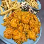 Arroz con camarones