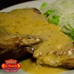 Pollo al verdeo c/papas o ensalada