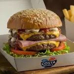 Hamburguesa doble torta