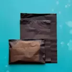 Bolsa zipper NEGRO TRASLÚCIDO