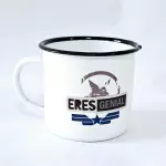 Mug peltre metálico hombre