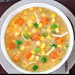 Veg Sweet corn soup
