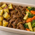 Prato 2- Carne em tiras com batata