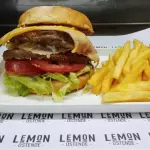 Hamburguesa Doble Completa + Fritas