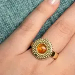Anillo Redondo Ámbar