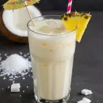 Piña colada en las rocas