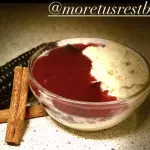 Mazamorra morada combinada
