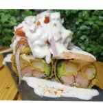 Tuna ebi roll sin arroz