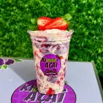 Copo Açaí Morango Cravejado 500ml