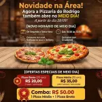 MÉDIA 35CM 2 SABORES S/BORDA
