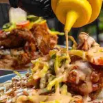 Pierna y cadera frita con tajadas