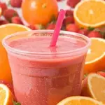 Novo!!! Suco de Laranja e Morango
