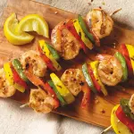 Brocheta de camaron