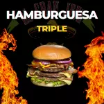 Hamburguesa Triple