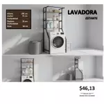 LAVADORA ESTANTE