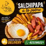 Salchipapa a lo Pobre