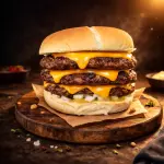 X Triplo Burguer Cheddar