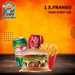 1 X.Frango + FRITAS + REFRI LATA