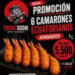 6 Camarones Apanados
