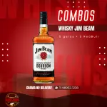 Combo Jim Beam C/ RedBull e 5+