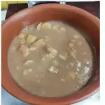 sopa de feijão com caldo de carne