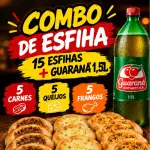 15 ESFIHAS + RERI 1.5 LITROS