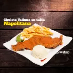 CHULETA VALLUNA EN SALSA NAPOLITANA