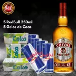 Combo Chivas 12 com RedBull