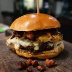 Burguer Bacon e Abacaxi